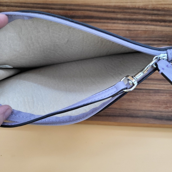 Calvin Klein Lavender Wristlet, Like New - Picture 4 of 4